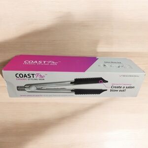 Coast Pro Ceramic Styling Iron Salon Blow Out NIB Electric Curling Heat Hair
